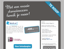 Tablet Screenshot of molli.nl